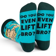 PRICES MAY VARY. Cotton Blend Pull On closure Machine Wash Do You Even Lift Bro?: Hilarious socks for weightlifters Unique Design: Features a buff bodybuilder flexing, plus a stylish pattern of weights, barbells, dumbbells, and kettlebells Funny Saying on the Bottom: Show the world you're a proud gym rat with a funny saying that makes weight lifters smile: “Do You Even Lift Bro?” A strong gift for workout fanatics: Perfect for birthdays, Christmas, Father's Day and more. One Size Fits Most: Fits Funny Socks Women, Weight Lifters, Funny Socks For Men, Gym Rats, Outdoorsman Gifts, Socks Gym, Golf Socks, Gifts For Teen Boys, Stylish Socks