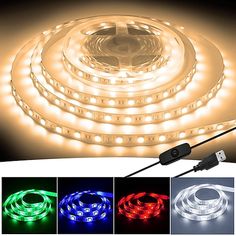 led strip light with various colors and sizes