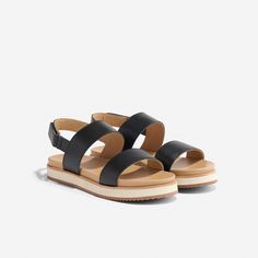 Dear summer uniform, meet your perfect pair. Now with upgraded features you’ll love as much as we do. The Go-To Flatform 2.0 is your new on-the-go, elevated sport sandal. Nisolo Shoes, Summer Uniform, Huarache Sandals, Mule Sneakers, Old Shoes, Flatform Sandals, Sport Sandals, Sneaker Heels, Leather Care