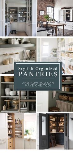 Stylish organized pantries and how you can have one too Pantry Categories List, Pantry Necessities List, Humphrey Munson Pantry, Butlers Pantry Sign, Pantry On A Budget, Organize Life, Sink Basket, Dream Pantry, Dreamy Style