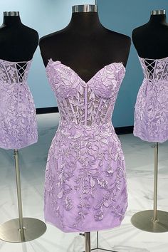 Lavender Homecoming Dress Short, Hoco 2023, Homecoming Dresses Bodycon, Strapless Homecoming Dresses, Purple Homecoming Dress, Homecoming Dress Short, Mini Homecoming Dresses, Hoco Dress, Senior Prom