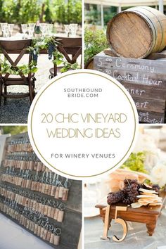 wine themed wedding ideas for winery guests