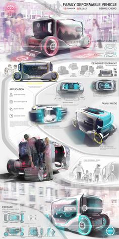 an info sheet shows the different types of vehicles and their functions in each vehicle's design