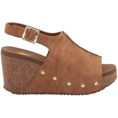 PRICES MAY VARY. Metal buckle ankle closure and accent clog studs Signature Volatile Ultra comfortable EVA insole Super soft liner for comfort with excellent foot coverage Patterns including smooth and faux leather High Cork wedge 3.25" heel height Signature Styles, Criss Cross Sandals, Sandals Casual, The Division, Womens Sandals Wedges, Shoe Carnival, Platform Wedge Sandals, Platform Wedge, Casual Sandals