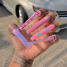 Fab Nails, Summer Acrylic, Chanel Nails, Long Acrylic Nails Coffin, Long Square Acrylic Nails, Summer Acrylic Nails