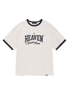 This casual T-shirt is designed with contrasting ribbed trim and unique vintage mood graphic print. It is made from 20's single cotton jersey for comfortable wear.- Round neck- Graphic print at front - Ribbed neck and cuffs- Point logo label at hem- Loose fit- Unisex wear- Tentar and tumble finish to minimize distortion after wash Retro Cotton T-shirt With Embroidered Graphics, Retro Crew Neck T-shirt With Lettering, Vintage Cotton T-shirt With Embroidered Graphics, Logo Label, Casual T Shirt, Casual T Shirts, Unique Vintage, Graphic Prints, Round Neck