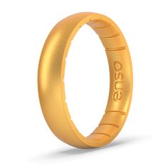 a gold ring with the word go on it's side and an inscription that says go