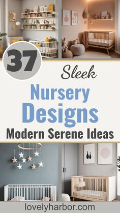 37 Sleek Minimalist Nursery Ideas: Modern, Serene Designs Simple Baby Room Ideas, Minimalist Nursery Ideas, Nursery Ideas Modern, Toy Corner, Mid Century Modern Nursery, Crib Storage, Organize Ideas, Monochrome Nursery, Cozy Furniture