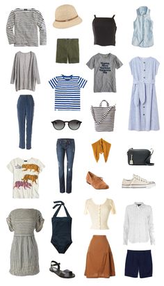 Packing Capsule, London Trip Outfit, Spring Summer Capsule Wardrobe, Stylish Outfits For Women Over 50, Navy Base