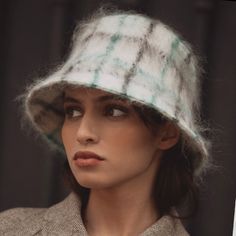 The bucket hat is now the modern classic. It ticks every box: it is really easy to wear, looks good with anything, is stylish without being at all pretentious, and depending on the material can be very casual or more elegant. This version is definitely elegant, a beautifully soft mohair that makes this style into something utterly gorgeous. 78% mohair 16% wool 6 % nylon lining 100% cotton Dry clean only Womens Hats, Brand Magazine, August Birthstone Jewelry, July Birthstone Jewelry, Artisan Gift, Jewelry Ring Box, Gifts For New Mums, Pearl Jewellery Earrings, Beautiful Hats