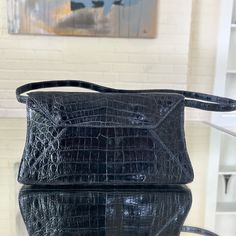 Reposhing This Item I Purchased From @Nathanto. Loved It, But Ready To Rotate For Something New. Questions? Leave A Comment Below! Nancy Gonzalez, Crocodile Leather, Leather Handbag, Leave A Comment, Something New, Clutches, Leather Handbags, Bag Lady, Handbags