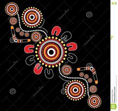 an artistic design with circles and dots on black background stock photo - budgetless image