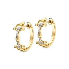 Our latest addition to the Bit of LUV™️ Collection. These hoops are also known as Huggies and are easy to wear as the post is hidden and comfortable. Diamonds: G/H Color , VS Clarity Color: 18kt Yellow Gold REFERENCE: ER-3268 Gold Colors, House Gifts, Rose Yellow, Fine Watches, G H, Watches Jewelry, Jewelry Creation, Jewelry Branding, Custom Jewelry