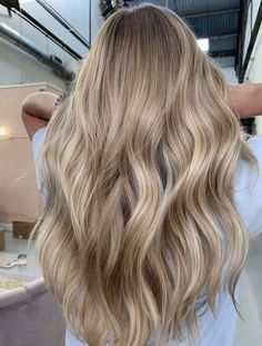 Sandy Blonde Hair With Highlights, Blonde Hair Inspo, Sandy Blonde Hair, Bombshell Hair, Hair With Highlights, Sandy Blonde