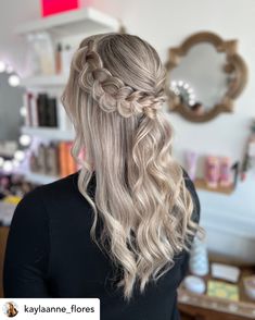 Grad Hairstyles, Cute Prom Hairstyles, Formal Hairstyles For Long Hair, Prom Hairstyle, Simple Prom Hair, Braided Prom Hair, Prom Hair Down, Hairstyle Tutorials, Prom Hairstyles For Short Hair