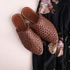 BRISA This easy slip-on, slip-off braided mule is a shoe you can’t live without. It is the perfect shoe from spring to fall! ** The pointed toe in this style can make the foot sit farther back. We recommend sizing up one size in this style only.** Please note: Shoes are your hardest working accessory and scuffing and wear are inevitable. Don’t forget to add our favorite leather care products to your cart to restore your leather and keep it looking great. You can find them here. Women's Leather Shoes, Soft Sole Baby Shoes, Wardrobe Capsule, Leather Conditioner, Leather Shoes Woman, Perfect Shoes, Sunglasses Shop, Leather Care, Shoe Shop