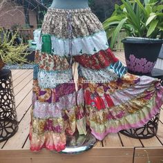 1 Pcs OF Indian Vintage Sari Printed Boho Gypsy Wide-Leg Palazzo Pants Trousers | eBay Bohemian Patchwork Pants For Spring, Multicolor Full-length Harem Pants For Festival, Multicolor Full Length Harem Pants For Festival, Multicolor Bohemian Pants For Festivals, Patchwork Curtains, Sacred Threads, Wide Leg Palazzo Pants, Indian Sari, Vintage Saris