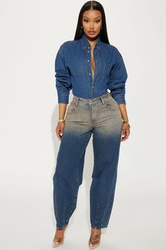 Available In Medium Wash. Denim Shirt Long Sleeve Button Down Collar Front Pocket Contrast Stitch Cropped Non Stretch 90% Cotton 10% Rayon Imported | Wild West Denim Shirt in Medium Wash by Fashion Nova Hollywood Dress, Clothing Blogs, African Fashion Modern, Insta Feed, Cute Comfy Outfits, Shirt Long Sleeve, Casual Style Outfits, Button Down Collar