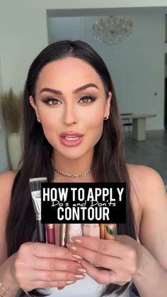 Learn the secrets to perfect contouring and transform your makeup game from muddy to slim and sculpted. Discover essential tips like using a cream contour and opting for dense synthetic brushes, not fluffy ones. Achieve the chiseled look you've always wanted. Credit: christendominique Apply Contour, Simple Makeup Tips, Cream Contour