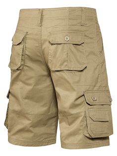 Selling Points 1. Design: Pocket 2. Waistline: High Waist - high waist to elongate the leg, Specifications Gender: Men's, Pants Type: Summer Shorts, Casual Shorts, Cargo Shorts, Style: Formal, Classic, Occasion: Outdoor, Casual, Fabric: 95% Cotton, Design: Cargo Pocket, High Rise, Multi Pocket, Pocket, Waistline: High Waist, Elasticity: Inelastic, Pattern: Solid Colored, Season: Spring, Fall, Winter, Summer, Pants Length: Knee Length, Function: Outdoor, Sports, Wearable, Fit Type: Loose Fit, Fly Type: Zipper, Photos Size Chart ID: 183259Please Note: Listed size charts may vary according to different Size Chart IDs. Inches Centimeters Size Fit US Size Fit UK Size Fit EU Size Waist Length Hips 29 29 29 39 73 55 121 30 30 30 40 76 56 122 31 31 31 41 80 56 123 32 32 32 42 83 56 124 33 33 33 43 Style Formal, Shorts Style, Mens Cargo, Cargo Shorts Men, Shorts Cargo, Shorts Casual, Summer Pants, Shorts Summer, Midi Dress Casual