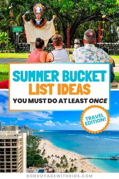 the words summer bucket list ideas you must do at least once