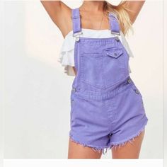 Reposhing This Item I Purchased From @Cvoss80896. Loved It, But Ready To Rotate For Something New. Questions? Leave A Comment Below! Excellent New Condition, Just Didn't Fit Me. The Color Is Awsome!! Purple Overalls, Urban Outfitters Romper, Blue Skort, Overalls Shorts, Velvet Romper, Urban Outfitters Shorts, Short Overalls, Urban Outfitters Pants, Long Sleeve And Shorts