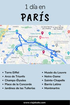 Un recorrido para 1 día en París con mapa. Paris Trip Outfits, Paris Trip Planning, 1 Day Trip, Rome Itinerary, Paris France Travel, Europe Trip Itinerary, Paris Tours, Centre Pompidou, Travel Reading