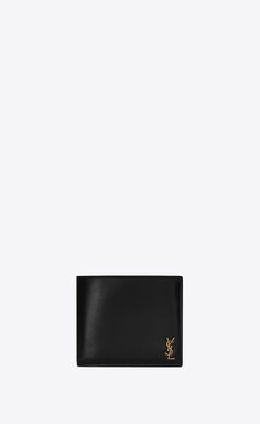 Ysl Wallet, Clip Wallet, Leather Bifold Wallet, Saint Laurent Wallet, J Fashion, East West, Coin Pouch, Wallet Men