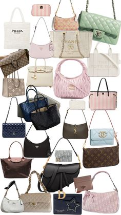 Bag Wishlist, Designer Aesthetic, Aesthetic Pinterest, Prada, Dior, Chanel