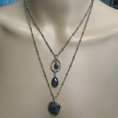 Sigrid Olsen Princess Cooper And Black Stone Necklace And Bracelet Set. Nwt Black Stone Necklace, Necklace And Bracelet Set, Necklace And Bracelet, Black Stone, Stone Necklace, Bracelet Set, Women Jewelry, Bracelet, Stone