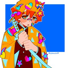 fanart Demon Slayer Fanart Zenitsu, Demon Slayer Pfp Zenitsu, Tengen And Zenitsu, Zenitsu Genderbend, Zenitsu Official Art, Zenitsu Pfp, Zenitsu Art, Zenitsu Fanart, Dark Decora