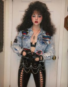 leatherhellion on instagram 80s Metal Fashion, Planned Outfits, 80s Metal, 80s Hair Bands, Bad Fashion, Band Outfits, 90s Movies, Outfit Plan, Metal Fashion