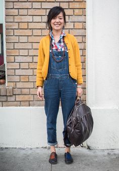 Dungaree Outfits, Dungarees Outfits, Dungaree Outfit, Tomboyish Outfits, Camper Shoes, Glam Outfit, My Outfit, Vintage Cardigan