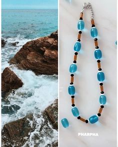 Seaside Rock Beaded Necklace | Jewelry | Three Fleas