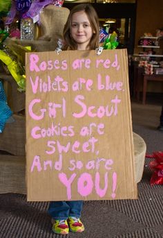 Cookie Booth Signs Ideas, Bling Your Booth Girl Scouts