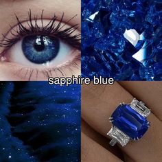 Unique Color Names, Pretty Eyes Color, Eye Color Chart, Rare Eyes, Sapphire Eyes, Everything Is Blue