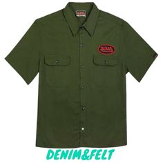 Brand New W/ Tags!!!! Everything In My Closet Is 100% Authentic!! Please See Images And Ask Any Questions Before Purchasing Brand: Von Dutch Size: Medium (Men’s) Large (Men’s) Color: Olive Green/Red Msrp: $250.00 Von Dutch Mechanical Shirt With Stiched Brand Patch (Vd-Mech-T Green) * Posh Ambassador * Top Seller! * Fast Shipping! * 5 Star Ratings!! Fitted Cotton Camp Shirt With Button Closure, Fitted Green Cotton Short Sleeve Shirt, Fitted Green Shirt With Camp Collar, Fitted Cotton Shirt With Camp Collar, Classic Green Cotton Camp Shirt, Fitted Collared Top, Dutch Men, Eyeball Design, Shirt Outfit Men