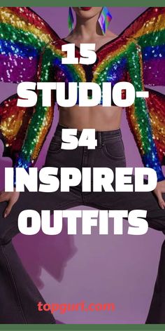 15 Dazzling Studio 54-Inspired Outfits to Get Your Disco Groove On Sequined Jumpsuit Outfit, Iconic Disco Outfits, Authentic Disco Outfit, Disco Dinner Party Outfit, 60s Rave Outfit, Studio54 Party Outfit, Disco Fever Party Outfit, Outfits To Wear To A Drag Show, Disco Pants Outfit 70s Fashion