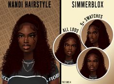 Nandi #49 | Patreon Sims 4 Cc Kiegross Hair, Pinterest Sims 4 Cc, Sims 4 Cc Claw Clip Hair, Xxblacksims Hair Cc, Kiegross Sims 4 Hair, Sims 4 Cc Clothes Female Urban Hair, Kiegross Sims 4, Black Hairstyles Sims 4 Cc, Sierra The Simmer Sims 4