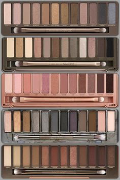 Urban Decay Naked 3 Mini Palette, Urban Decay Eyeshadow Palette, Natural Beauty Makeup, Makeup Brush Set Professional, Eye Makeup Steps