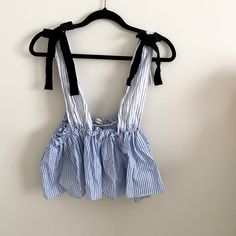 Nordstrom For Exposure. Deep V Top With Bow Detailing On The Shoulders. Deep V Top, V Top, Babydoll Shirt, Brown Crop Top, Top With Bow, Cropped Camisole, Yellow Crop Top, Evening Tops, Ruffle Long Sleeve