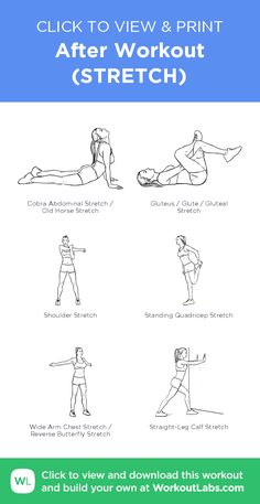 an exercise poster with instructions on how to work out