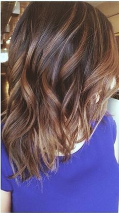 Amazing colour, just what I'd want Caramel Highlights, Balayage Brunette, Hair Color And Cut, Balayage Highlights, Hair Envy, Brunette Hair, Great Hair