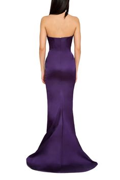 Strapless Column Gown – LaQuan Smith Laquan Smith, Moto Pants, Puff Dress, Column Gown, Mermaid Tail, Catsuit, Velvet Dress, Thigh Highs, Gowns Dresses