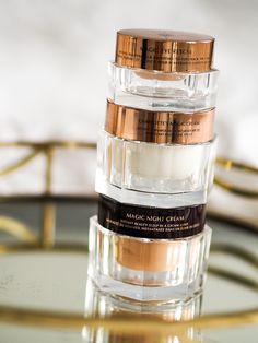 Charlotte Tilbury Skincare Magic Eye Rescue, Magic Night Cream, Magic Cream Charlotte Tilbury Skincare, Spring Skincare, Charlotte Tilbury Magic Cream, Cosmetic Branding, Tilbury Makeup, Makeup Luxury, Aesthetic Eye, Beauty Station