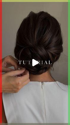 Updo On Medium Length Hair, Pretty Buns For Long Hair, How To Chignon Bun, Low Classy Bun, Diy Low Bun Wedding Hair, Low Bun How To, Up Do Medium Length Hair, Low Bun Hairstyles Long Hair, How To Do Updo