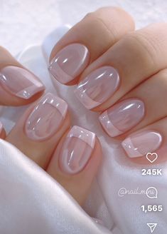 Gel Nails Shape, Rockabilly Nails, French Manicure Gel Nails, French Manicure Acrylic Nails, Gold Gel Nails, Mickey Nails, Gel French Manicure, French Manicure Nails, Fancy Nails Designs