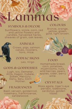 Represents halfway between the summer solstice and autumn equinox. Marks the beginning of the harvest season. Honors parent deities and the first fruits of labor. #lughnasadh #lammas  #lunasa #pagan #wicca #witch #wheeloftheyear #witchcraft #firstharvest Lammas Lughnasadh Food, Lammas Activities, Lughnasadh Crafts, Lammas Traditions, Lughnasadh Correspondences, Lammas Lughnasadh Aesthetic, Lammas Recipes, Pagan Seasons