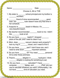 a printable worksheet for reading the poem