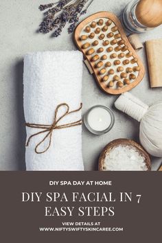 A spa day at home can be a great way of self-care, but what about the facial mask recipes? Worry not in this article I explained how you can have a spa facial at home in 7 easy steps. Diy Spa Party, Diy Spa Treatments, Bath Soak Recipe, Body Scrub Recipe, Spa Candle